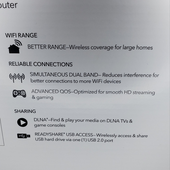 WiFi Router NETGEAR AC2000 (R6850) Wifi5 - Picture 10 of 12